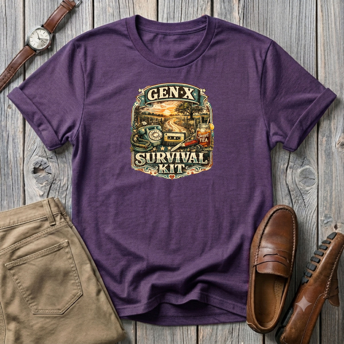 Gen X Survival Kit T-Shirt