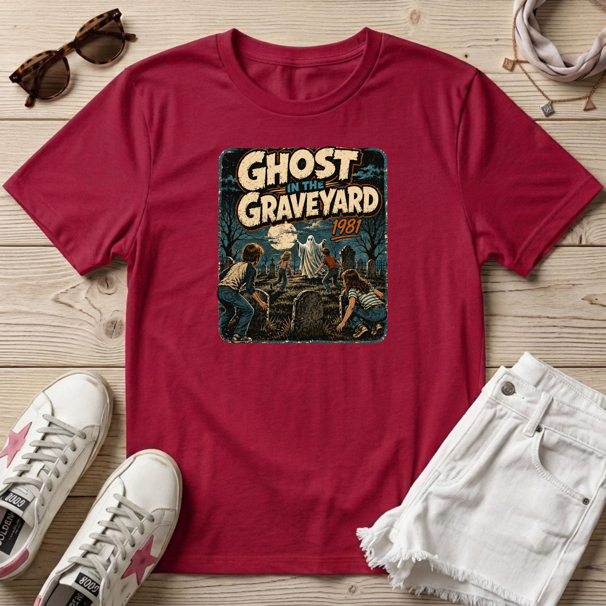 Ghost in the graveyard 1981 T-Shirt