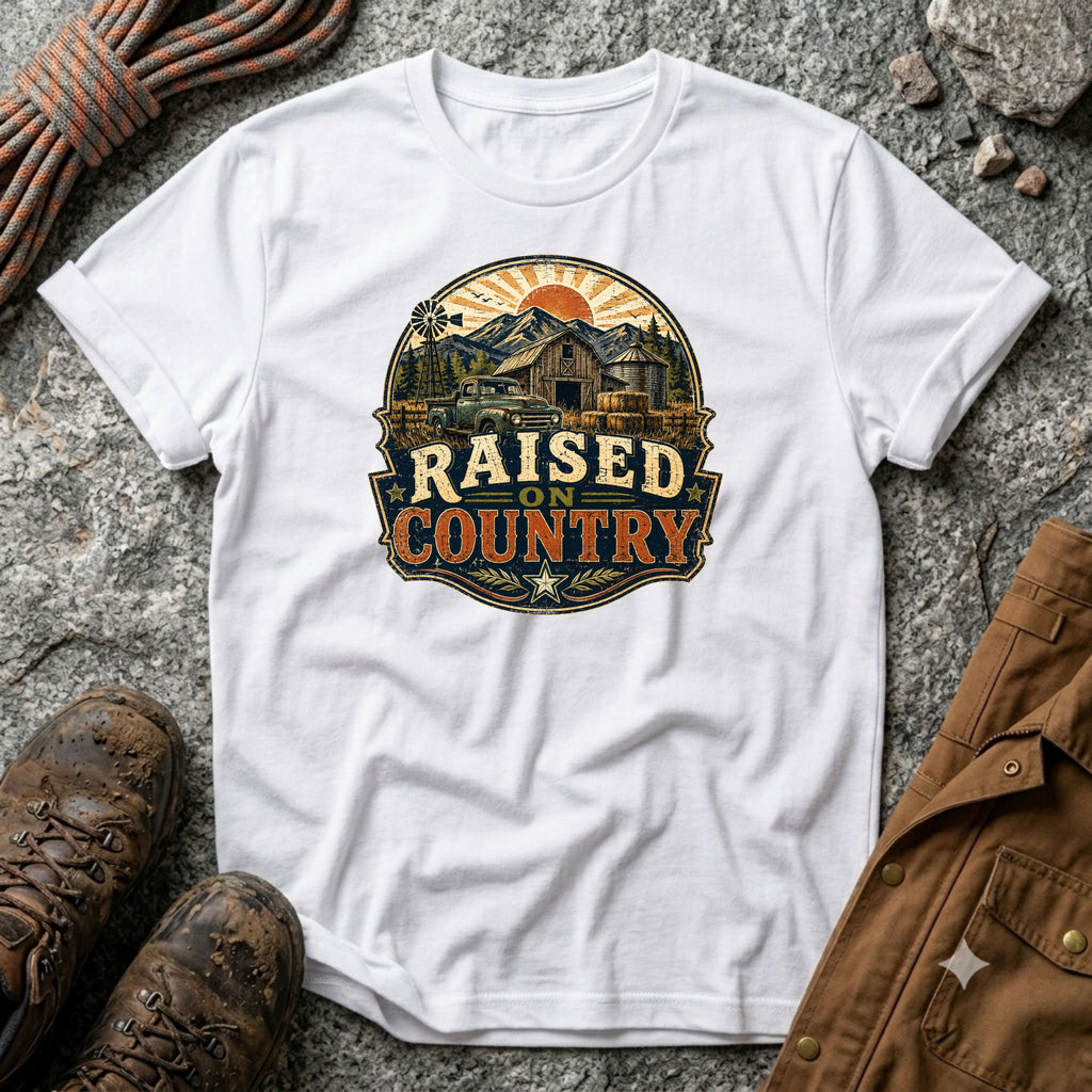 Raised on Country Color T-Shirt