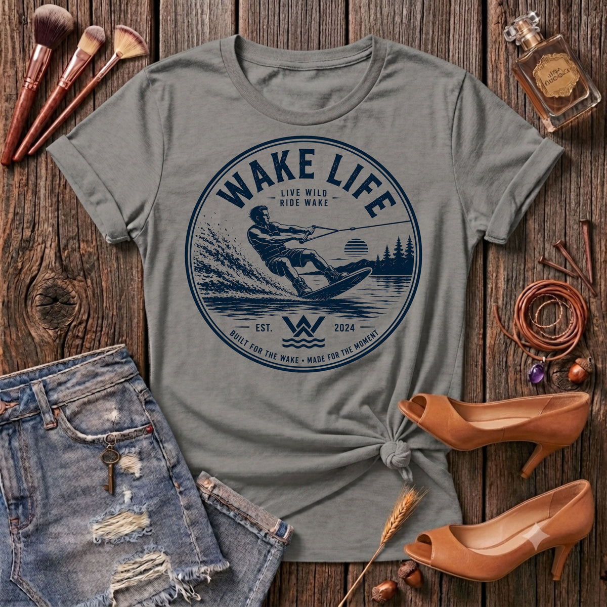 Wake Life Vintage T-Shirt