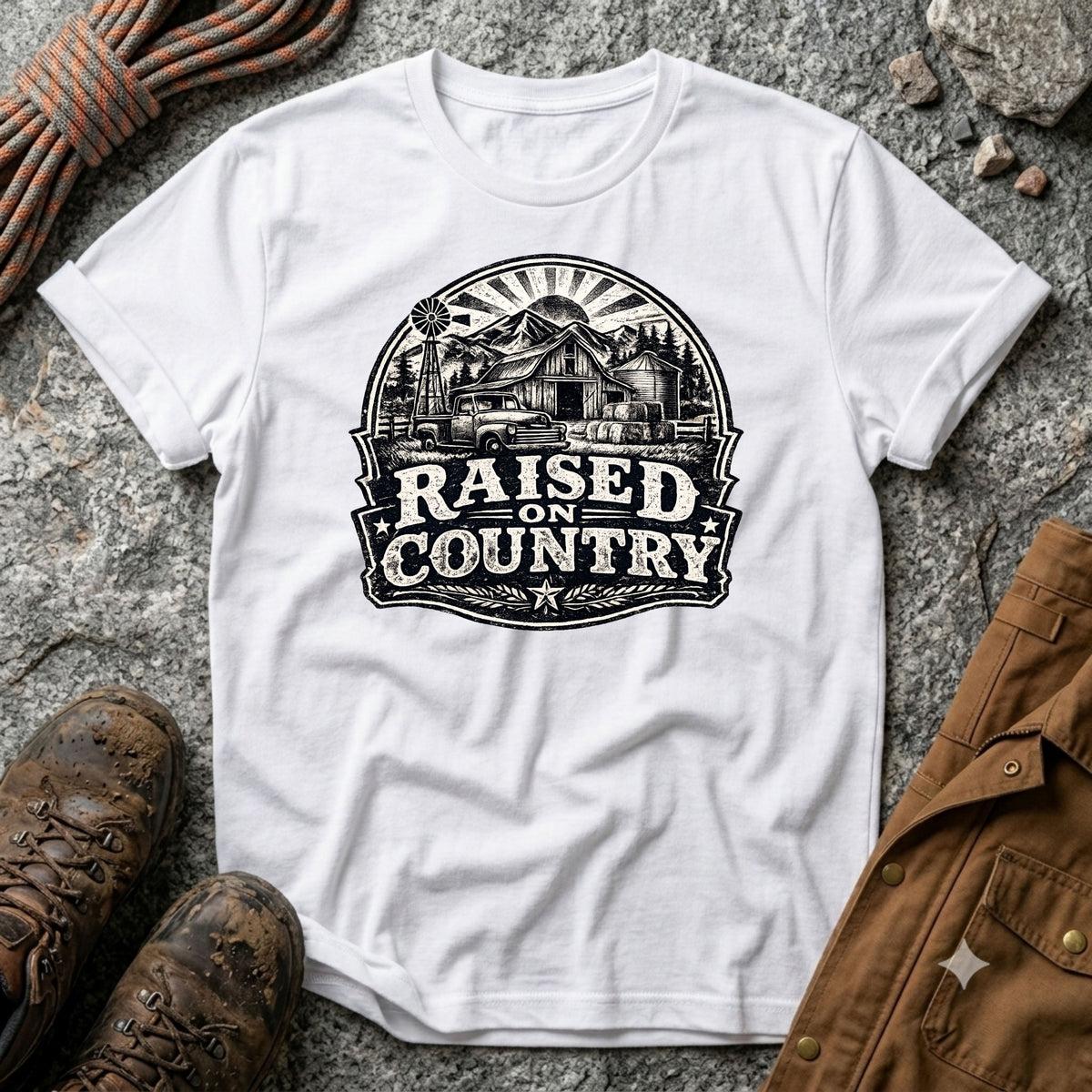 Raised on country T-Shirt
