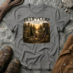 Deer Camp Rifle Print T-Shirt
