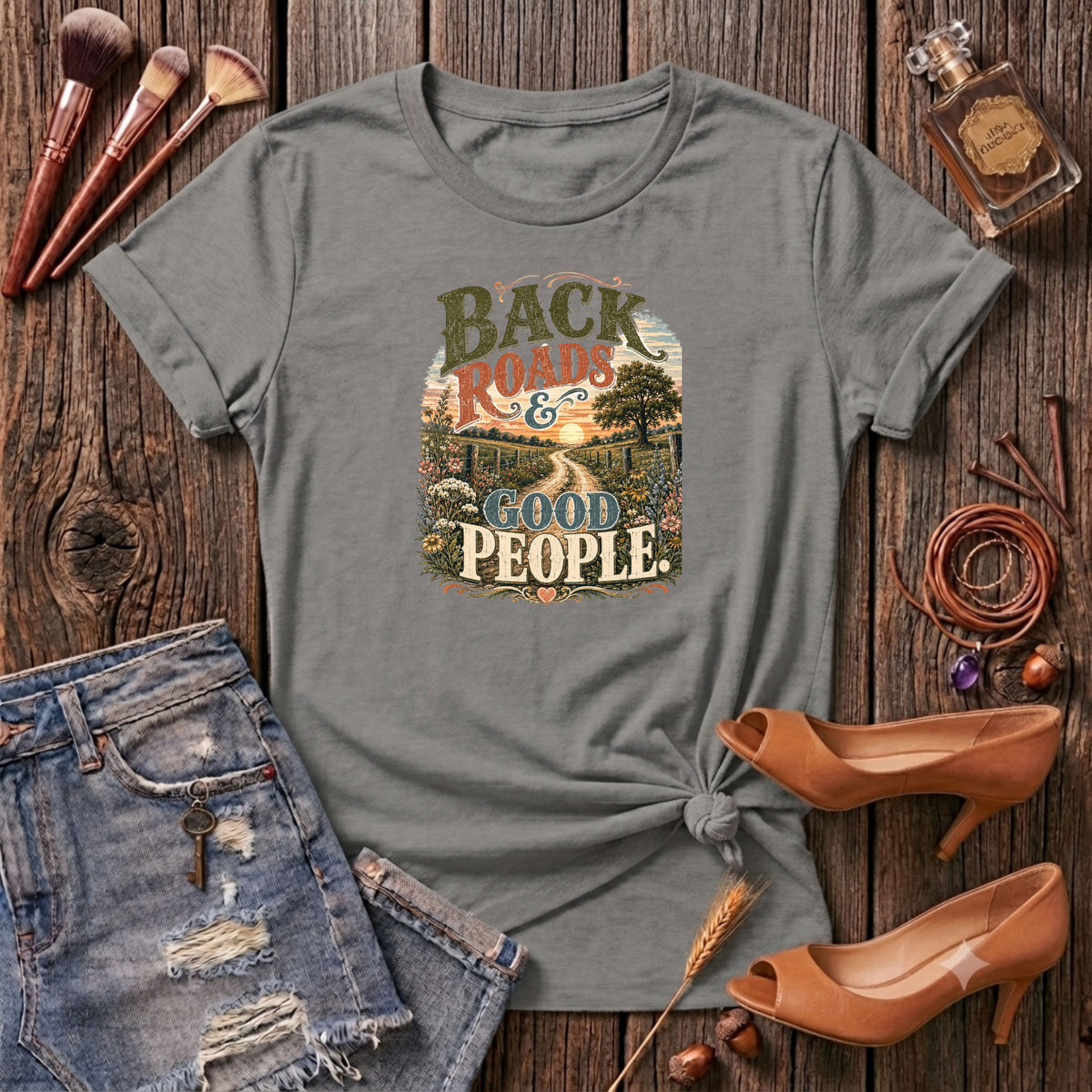 Back Roads and Good People T-Shirt