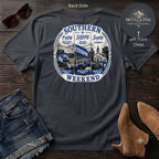 Southern Weekend Blue & White F/B T-Shirt