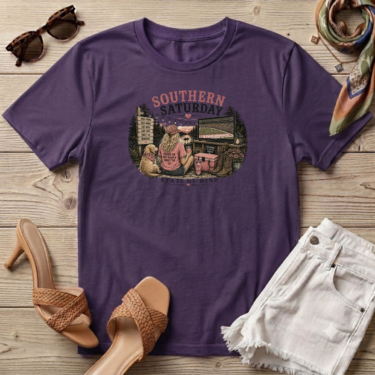 Southern Saturday Touchdown T-Shirt