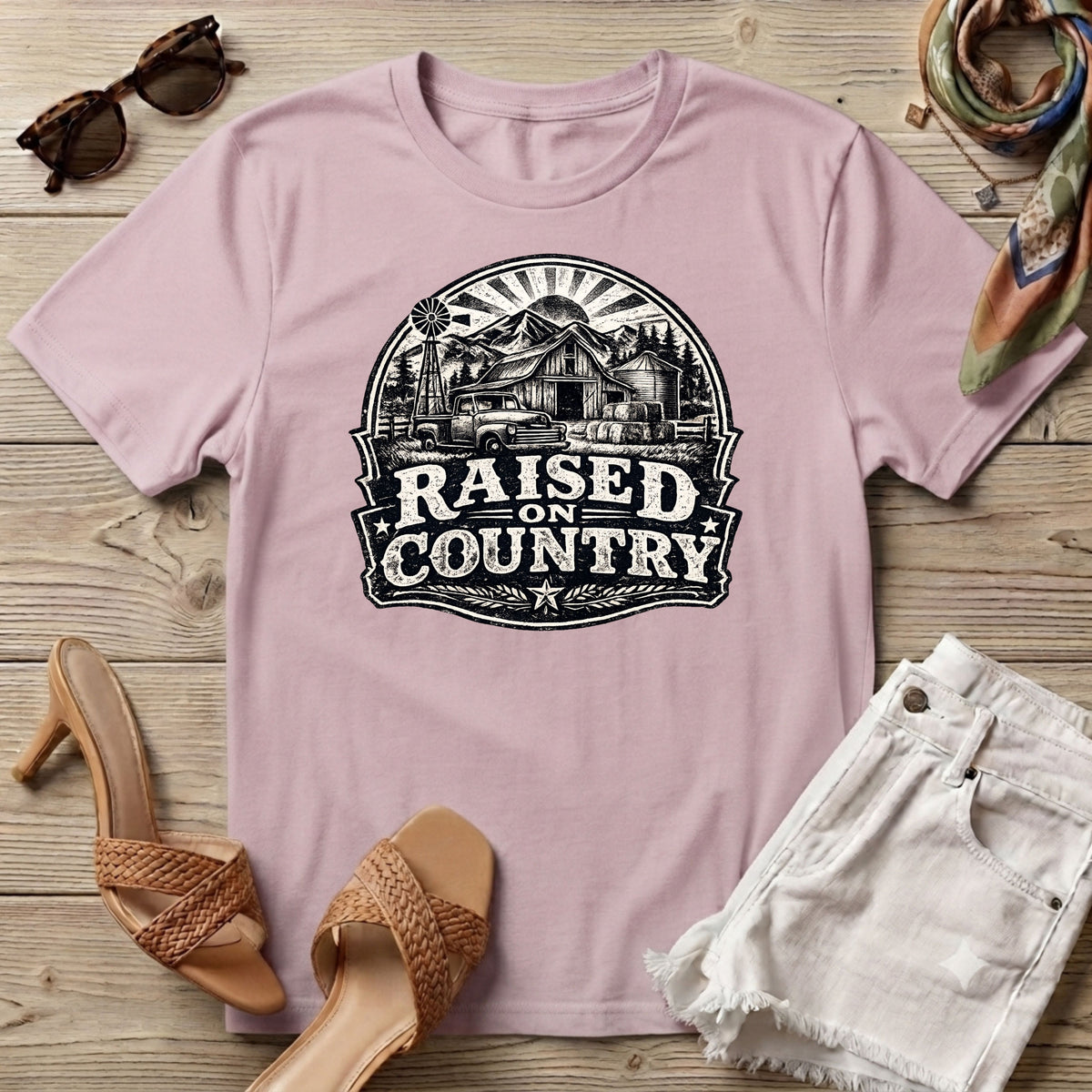 Raised on country T-Shirt