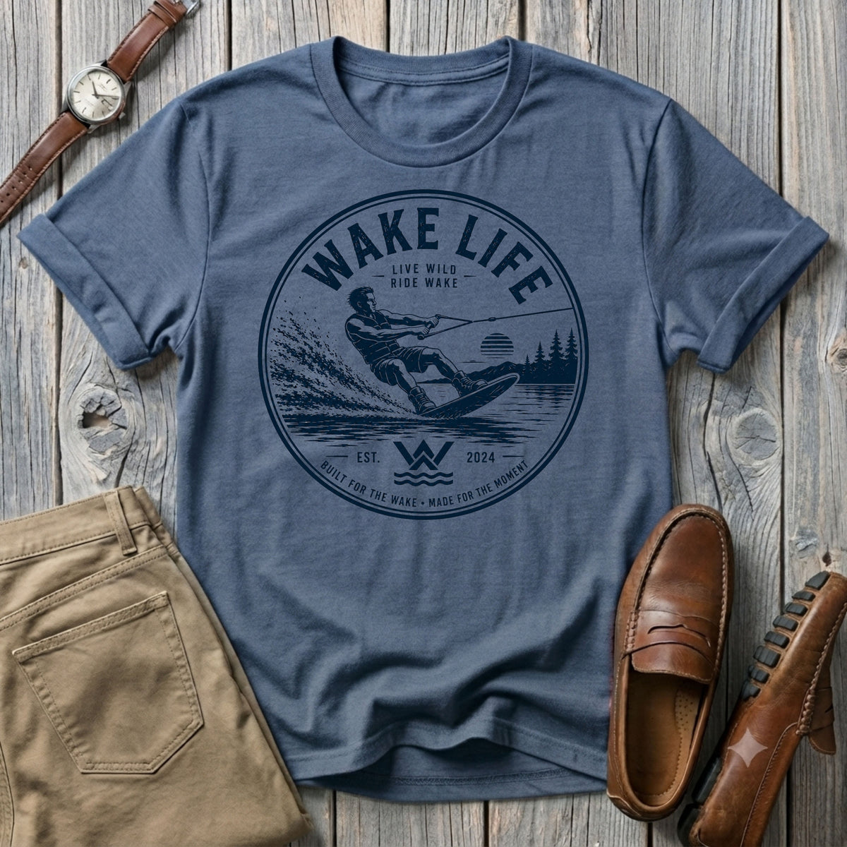 Wake Life Vintage T-Shirt