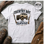 A Country Boy Can Survive F/B T-Shirt