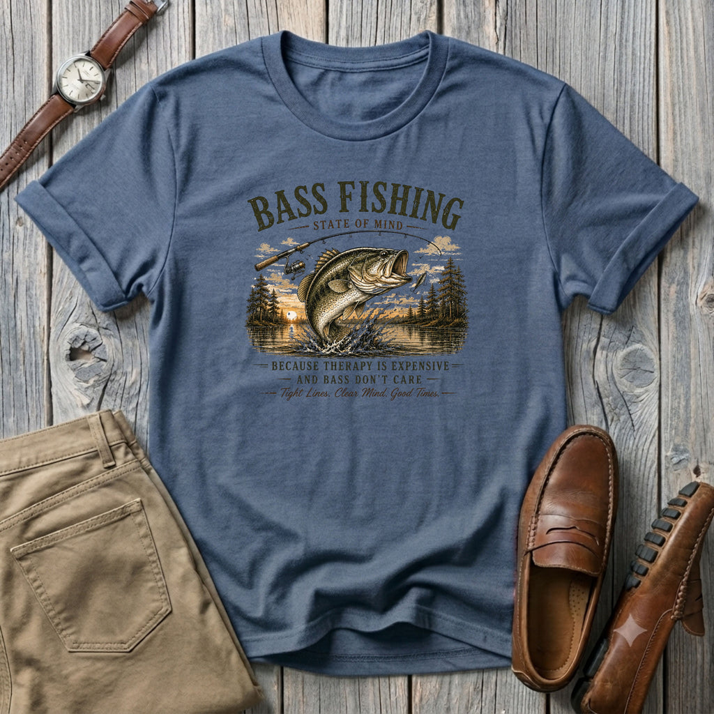 Bass Fishing Color T-Shirt