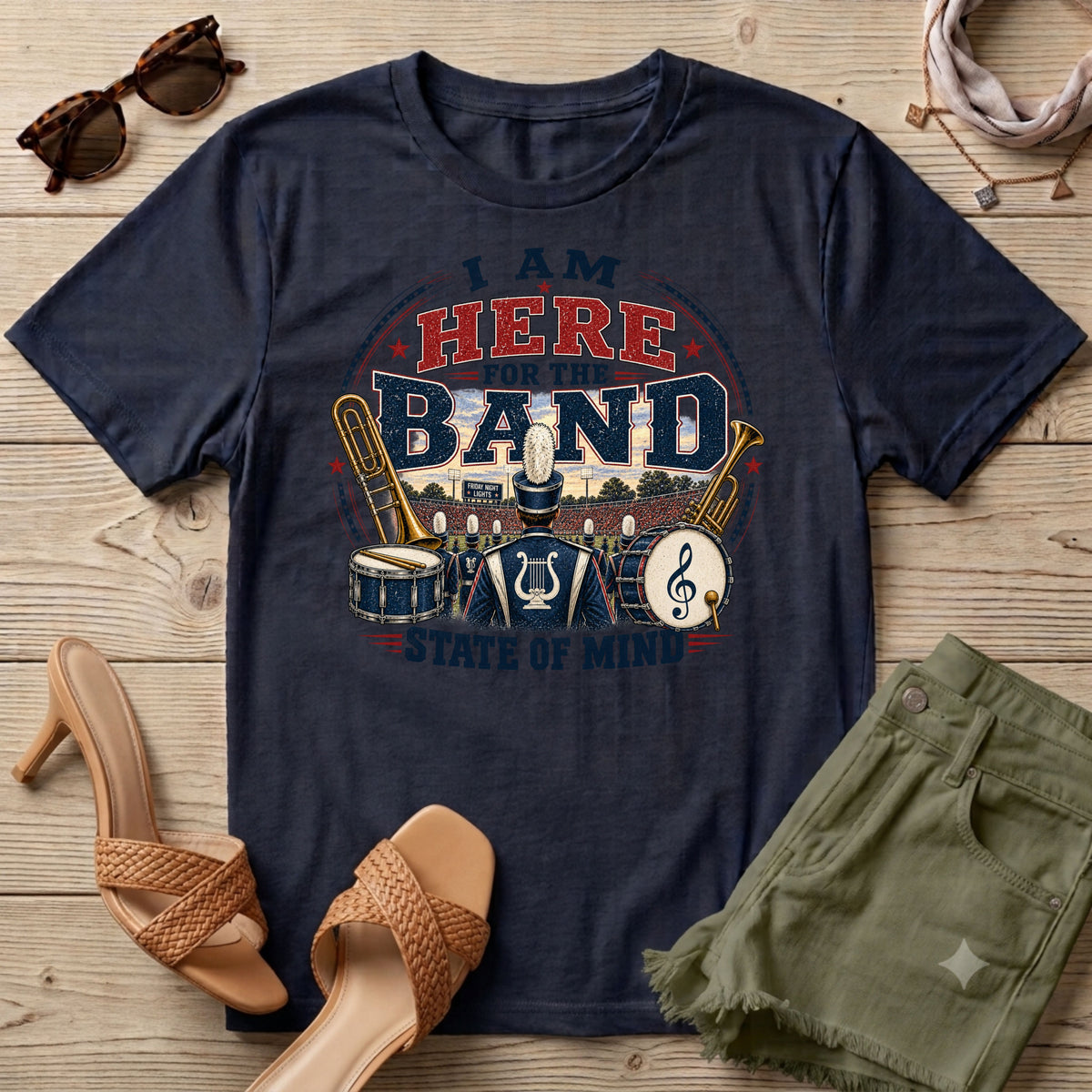 I am here for the Band T-Shirt