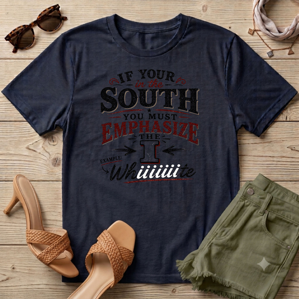 If your in the south you must emphasize the I T-Shirt