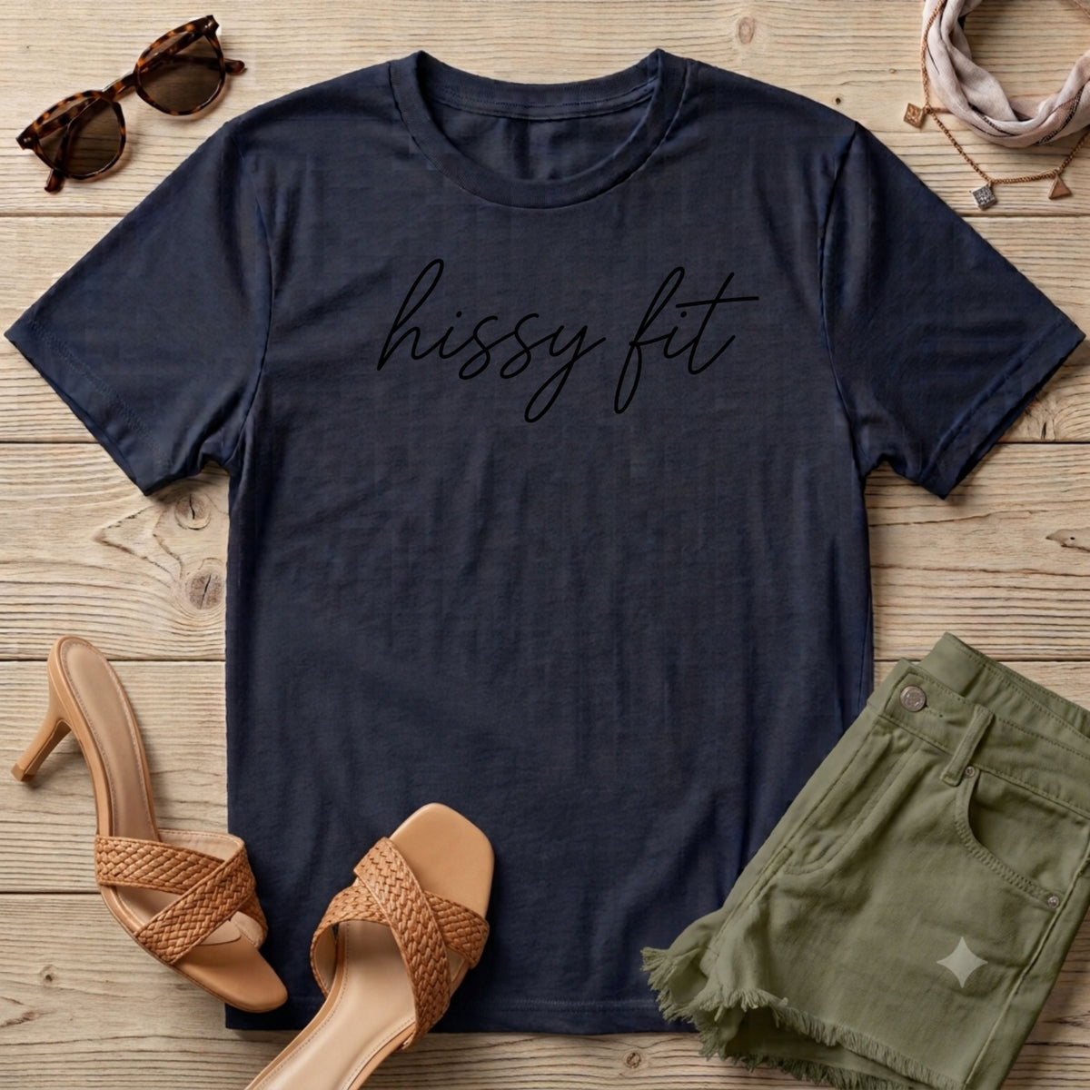 Hissy Fit Script T-Shirt