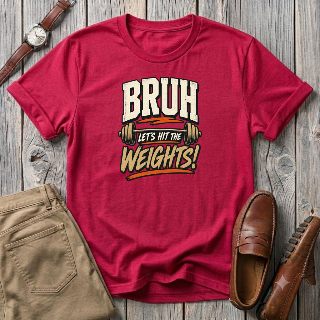 Bruh Lets hit the weights T-Shirt