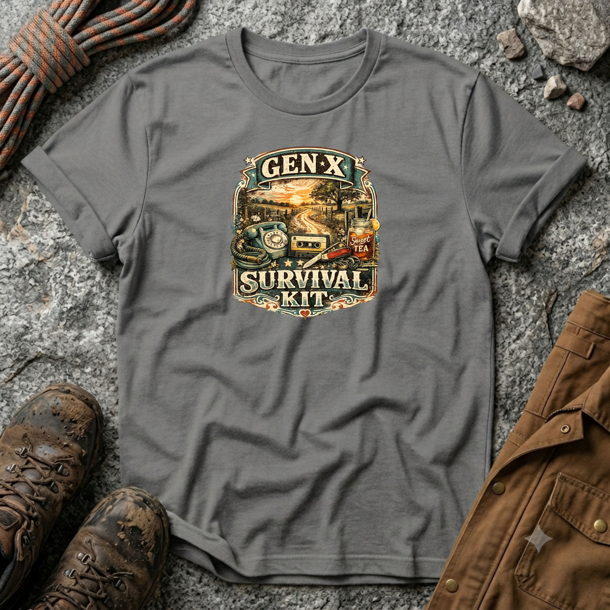 Gen X Survival Kit T-Shirt