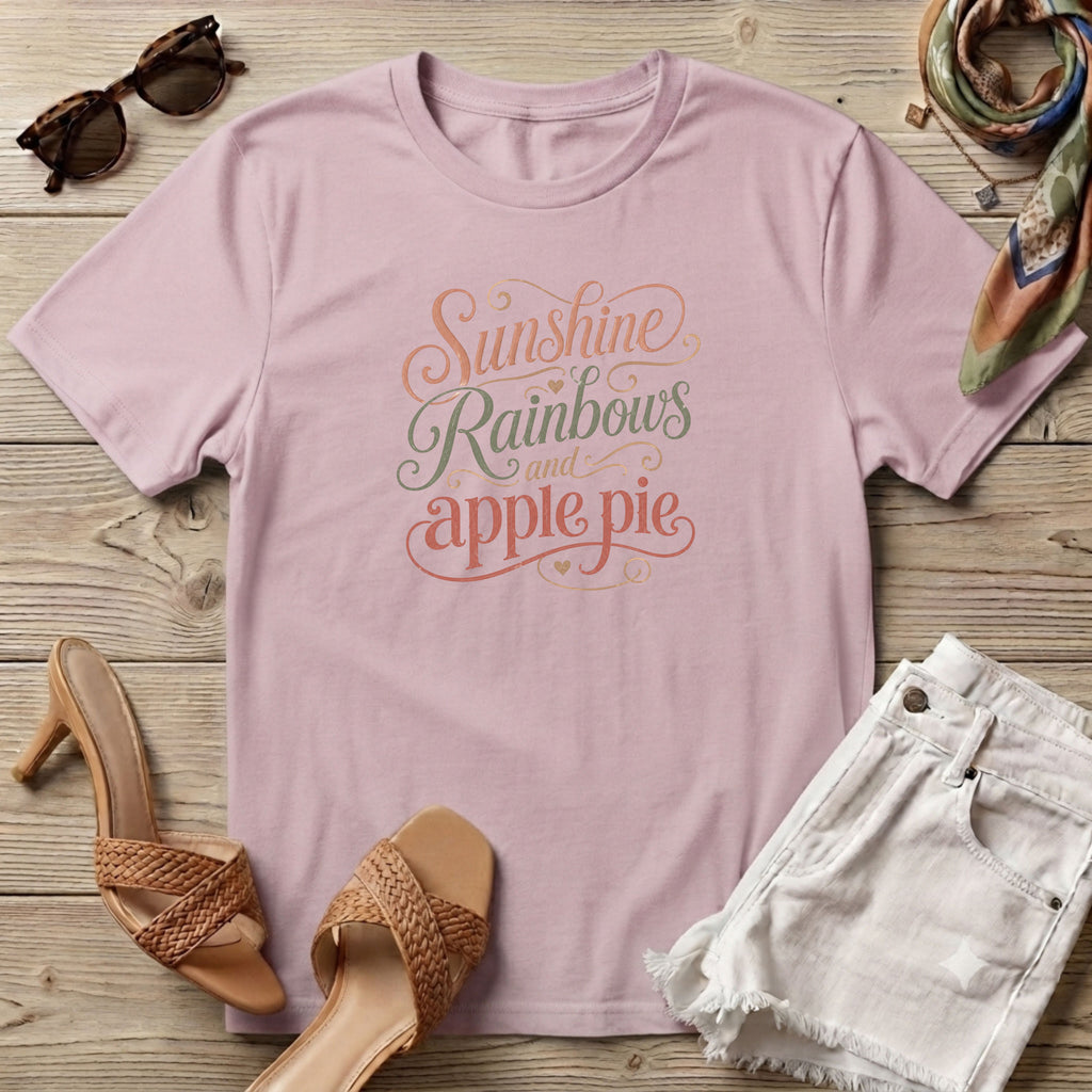 Sunshine Rainbows and apple pie T-Shirt