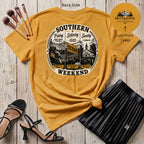 Southern Weekend Gold & Black F/B T-Shirt