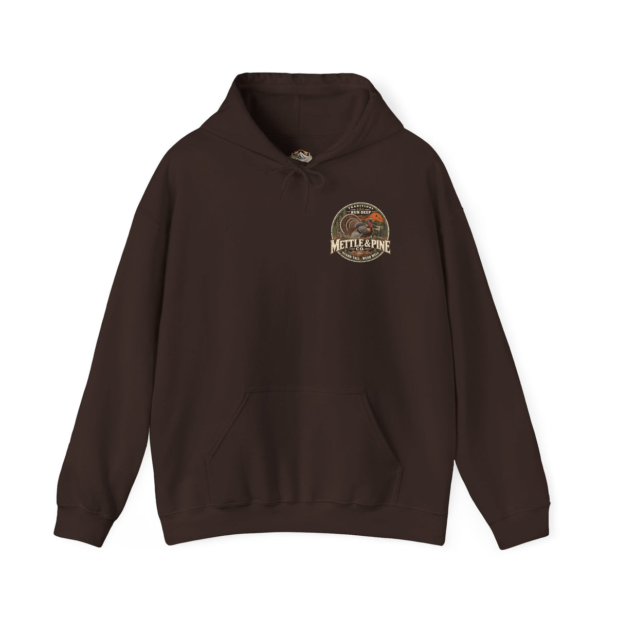 Turkey Hunting with Turkey Logo on Front Hoodie– Legends Walk Home