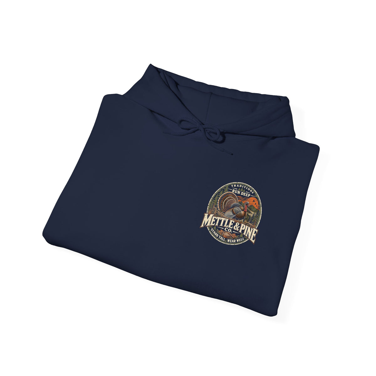 Turkey Hunting with Turkey Logo on Front Hoodie– Legends Walk Home