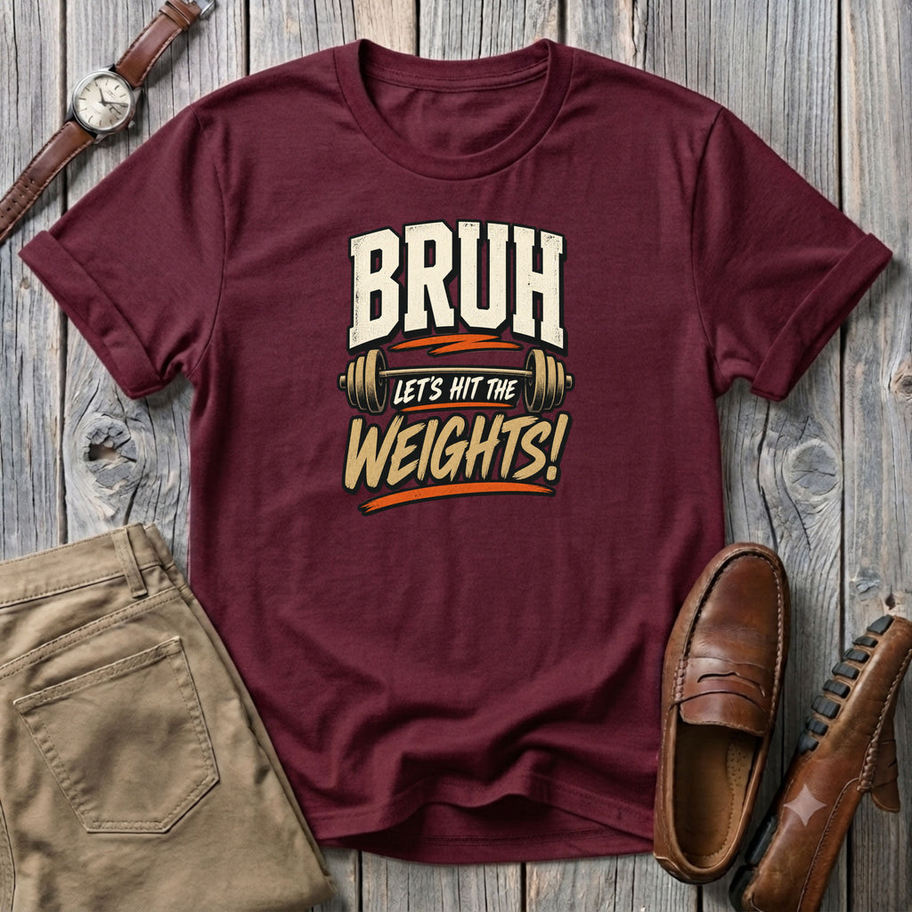 Bruh Lets hit the weights T-Shirt
