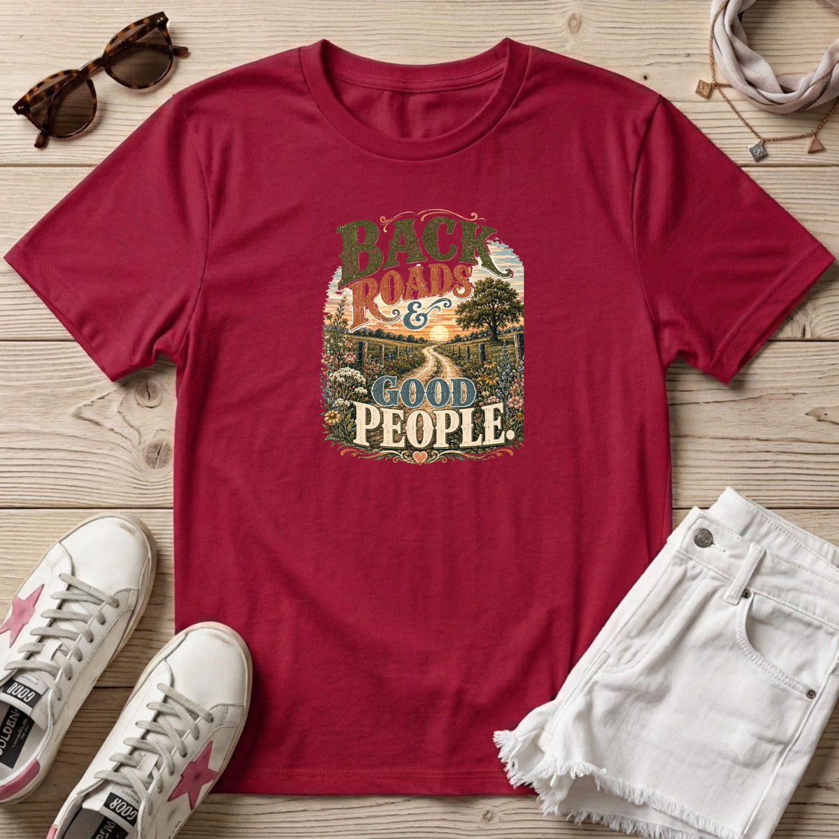 Back Roads and Good People T-Shirt