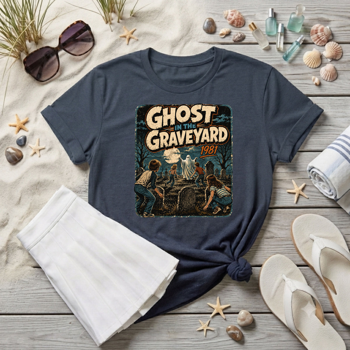 Ghost in the graveyard 1981 T-Shirt