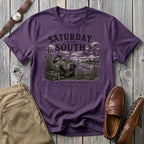 Saturday in the South Duck Hunt B & W T-Shirt