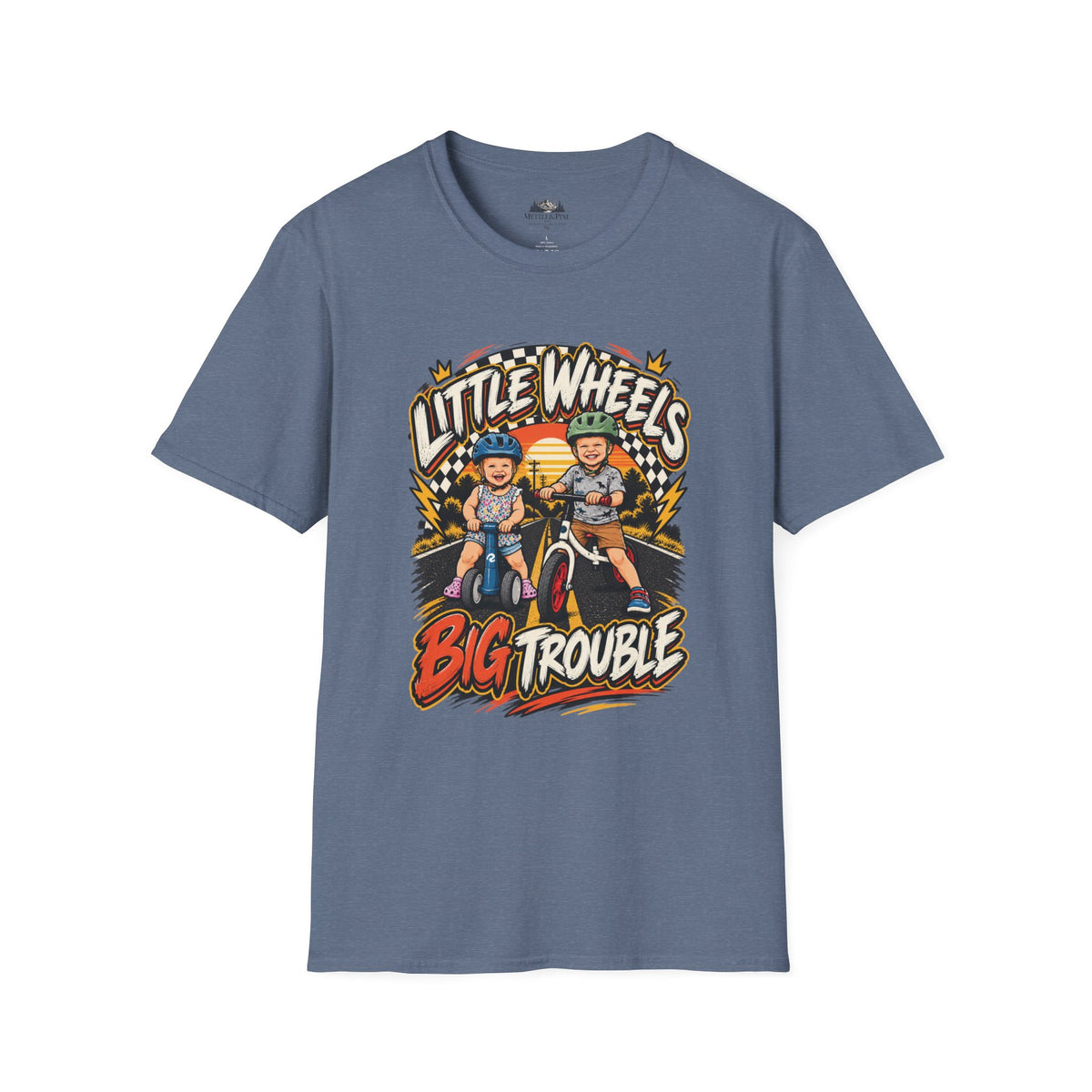 Little Wheels Big Trouble T-Shirt