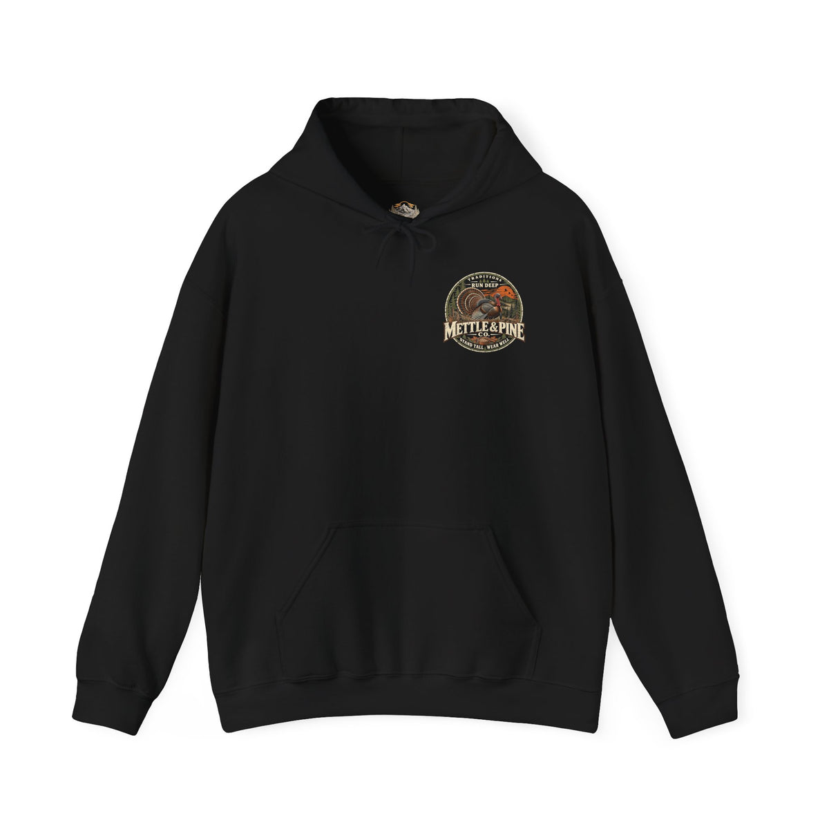 Turkey Hunting with Turkey Logo on Front Hoodie– Legends Walk Home