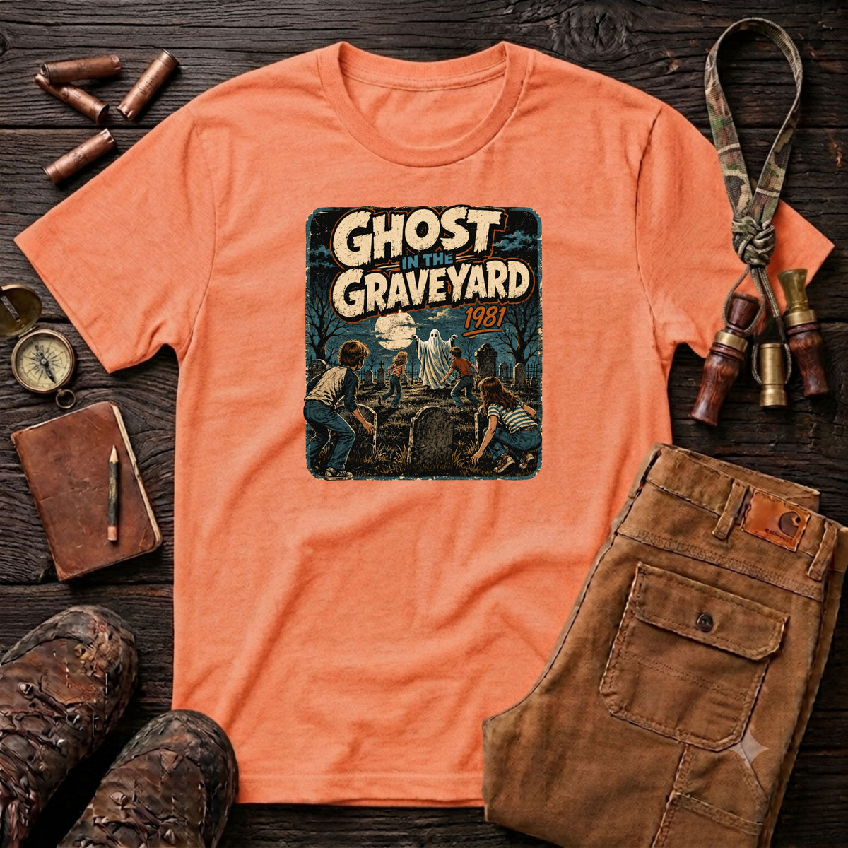 Ghost in the graveyard 1981 T-Shirt