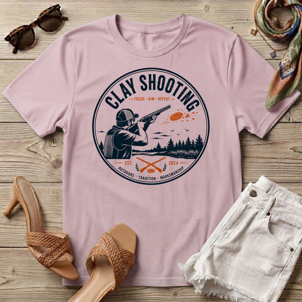 Vintage Clay Shooting T-Shirt