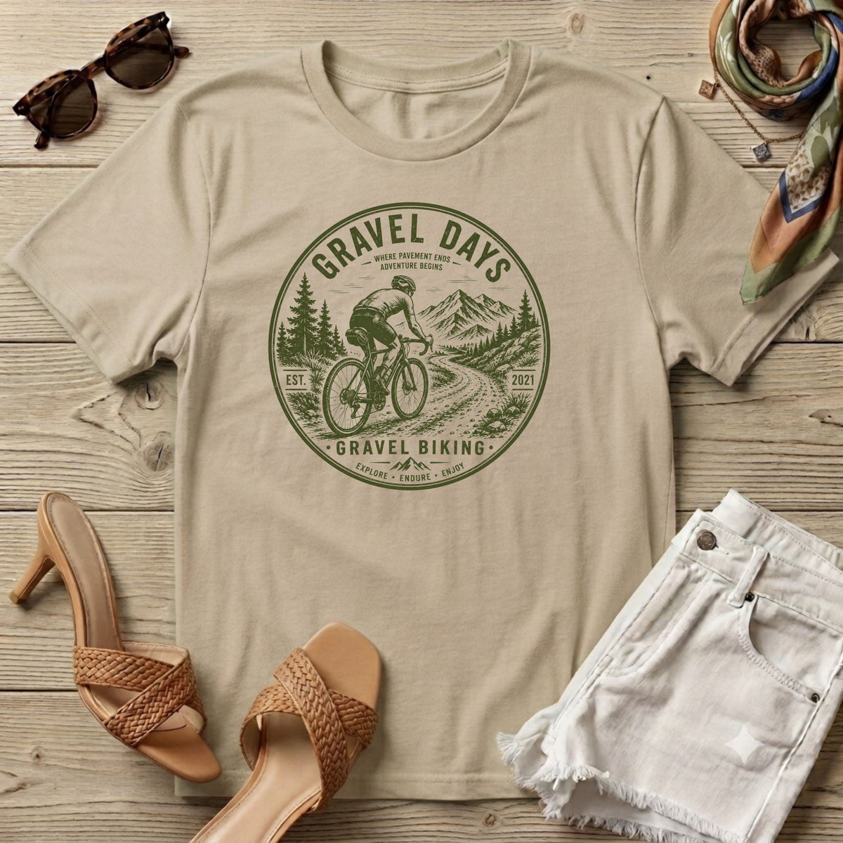 Gravel Biking T-Shirt