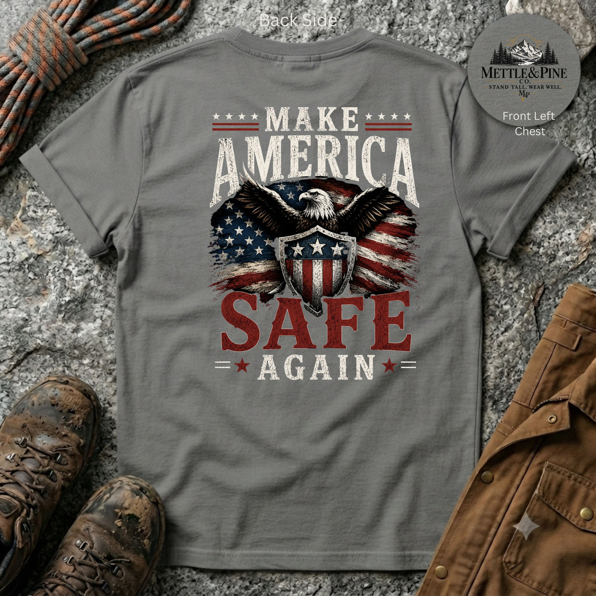 Make America Safe Again F/B T-Shirt