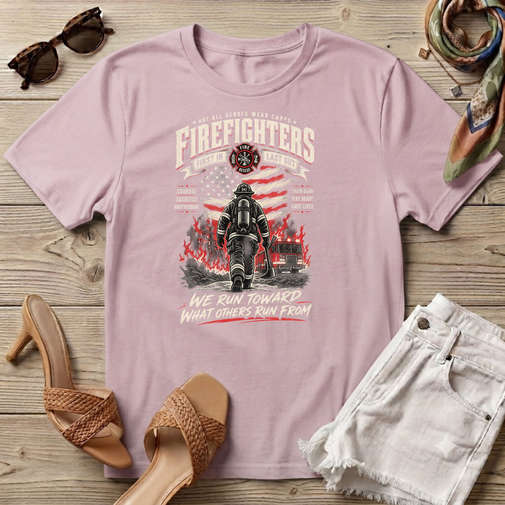 Firefighters_ Courage Through the Flames T-Shirt