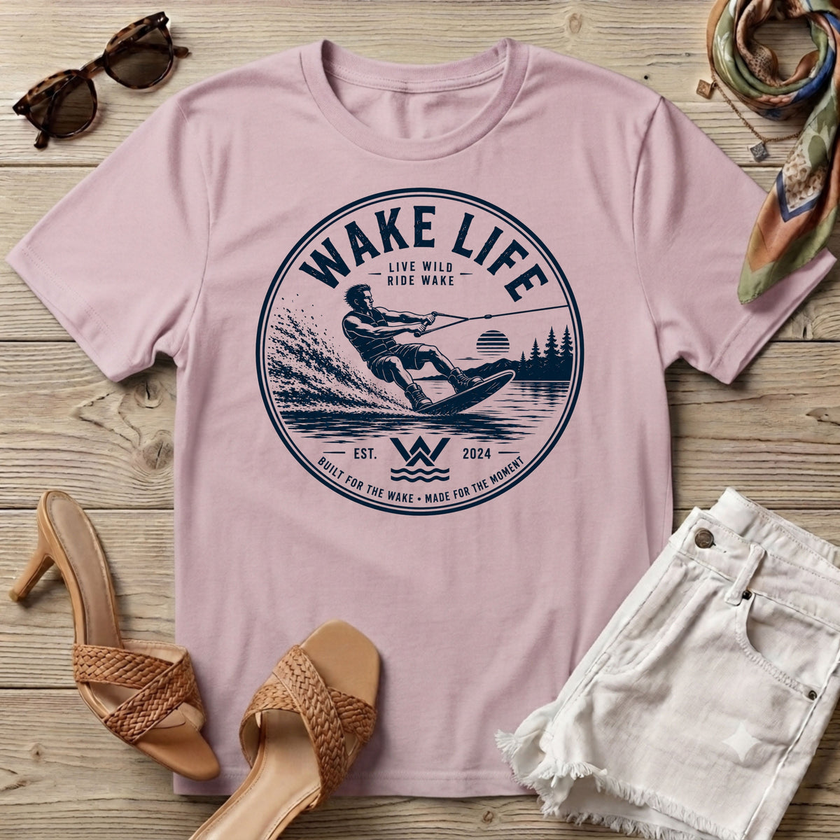 Wake Life Vintage T-Shirt