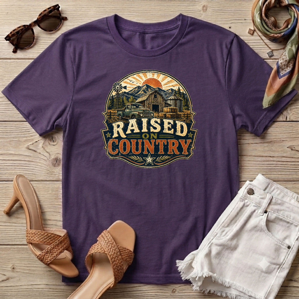 Raised on Country Color T-Shirt