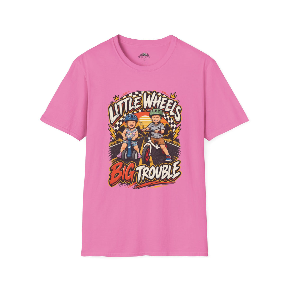 Little Wheels Big Trouble T-Shirt