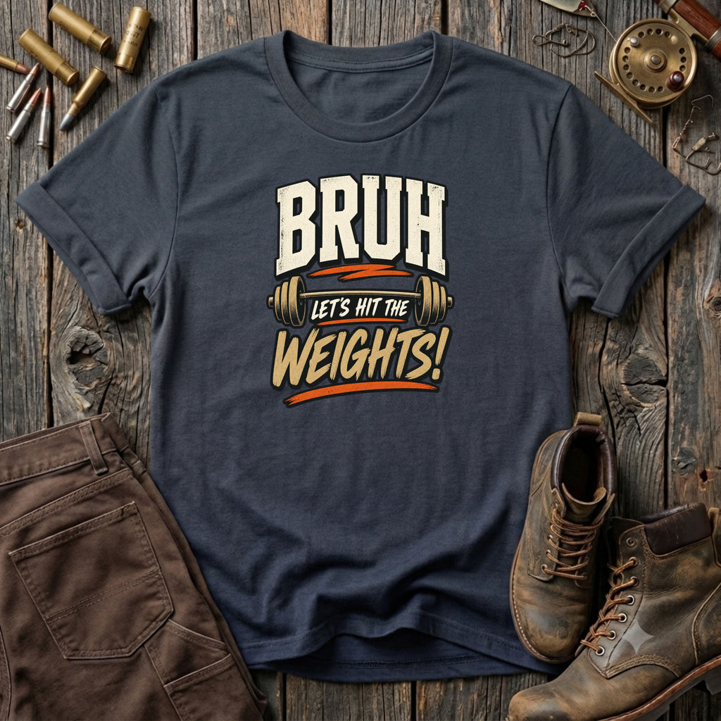 Bruh Lets hit the weights T-Shirt