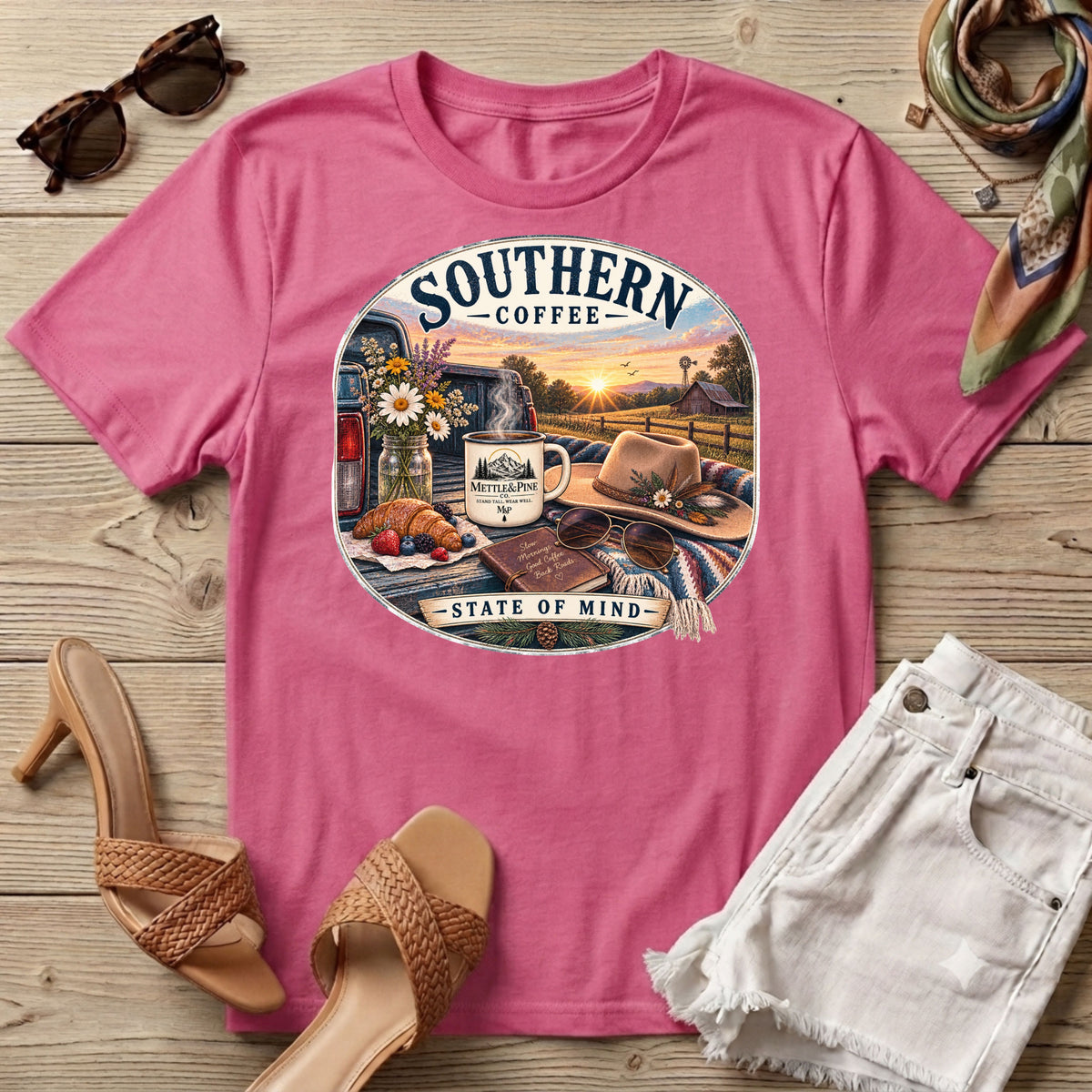 Southern Coffee Hers T-Shirt