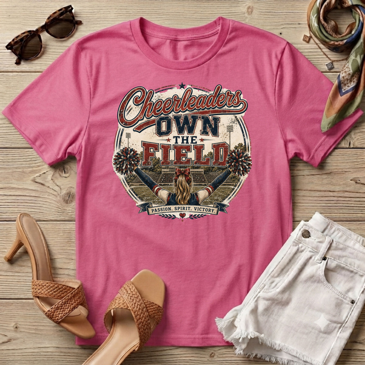 Cheerleaders Own The Field T-Shirt