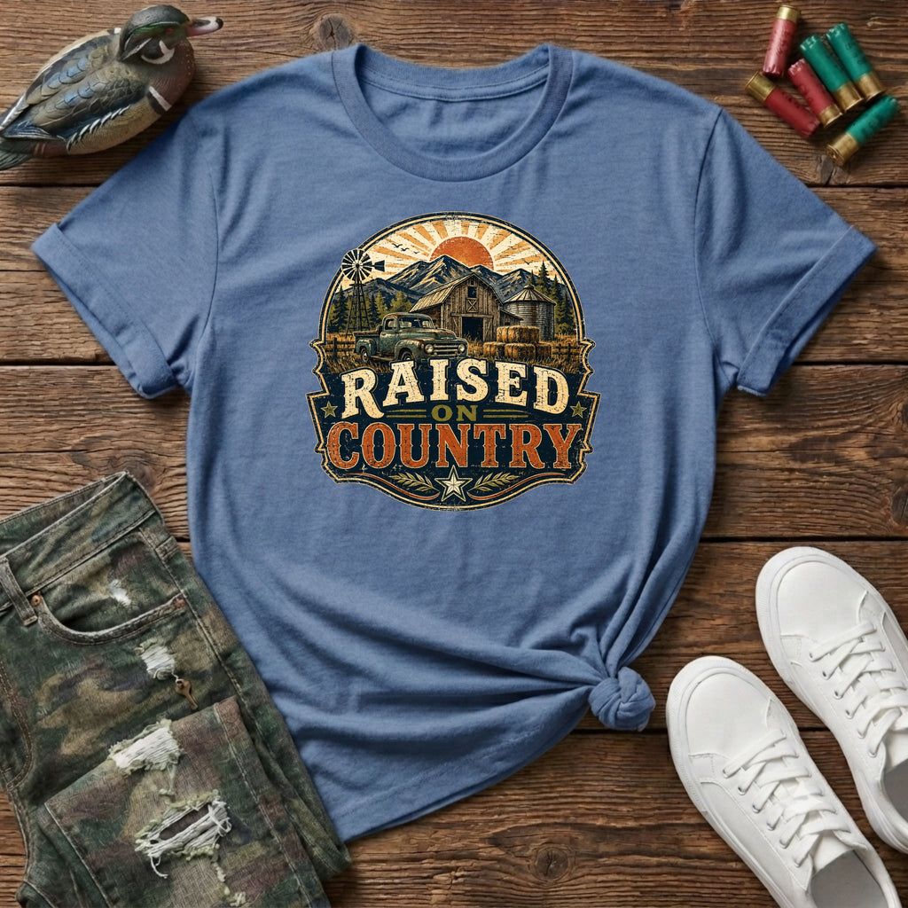 Raised on Country Color T-Shirt