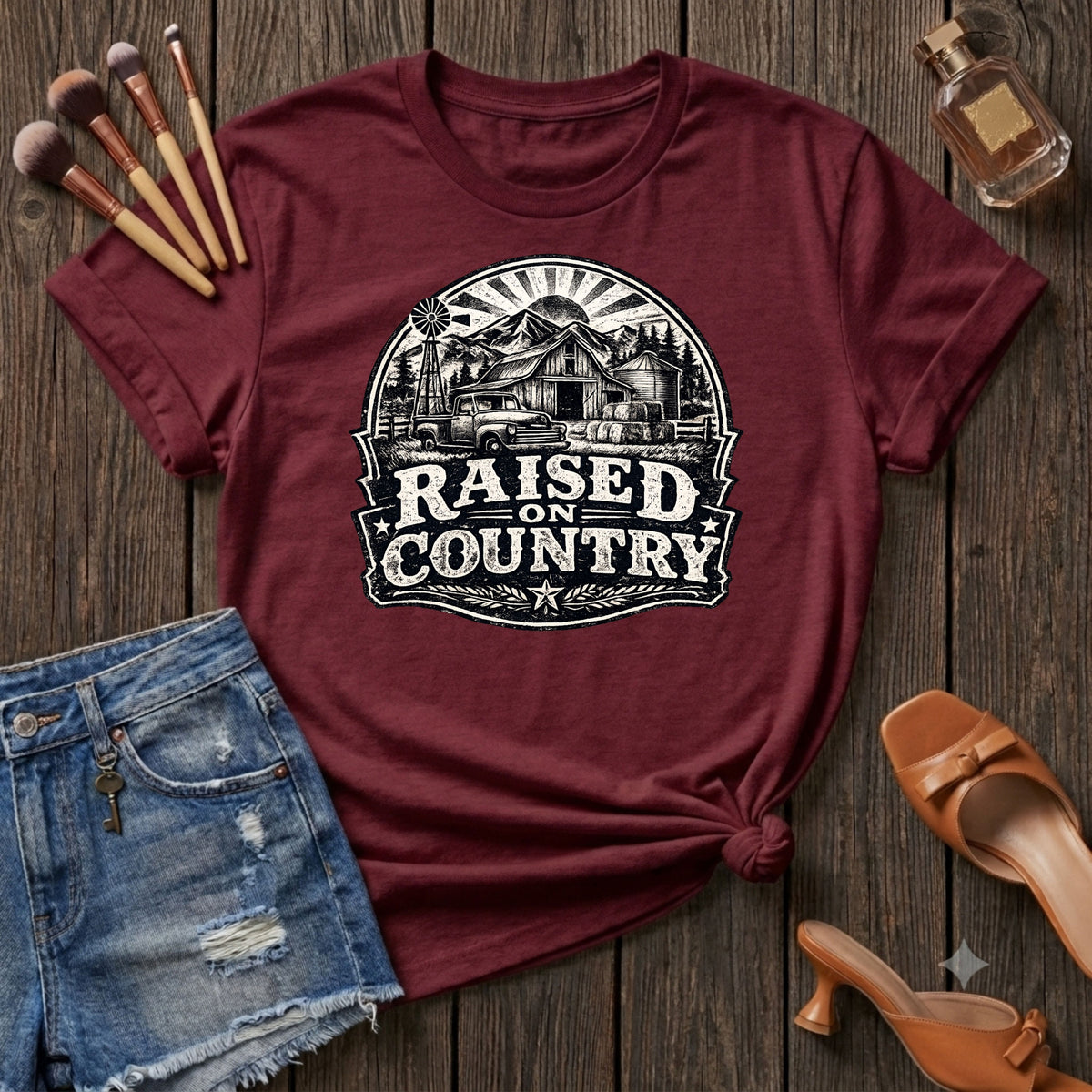 Raised on country T-Shirt