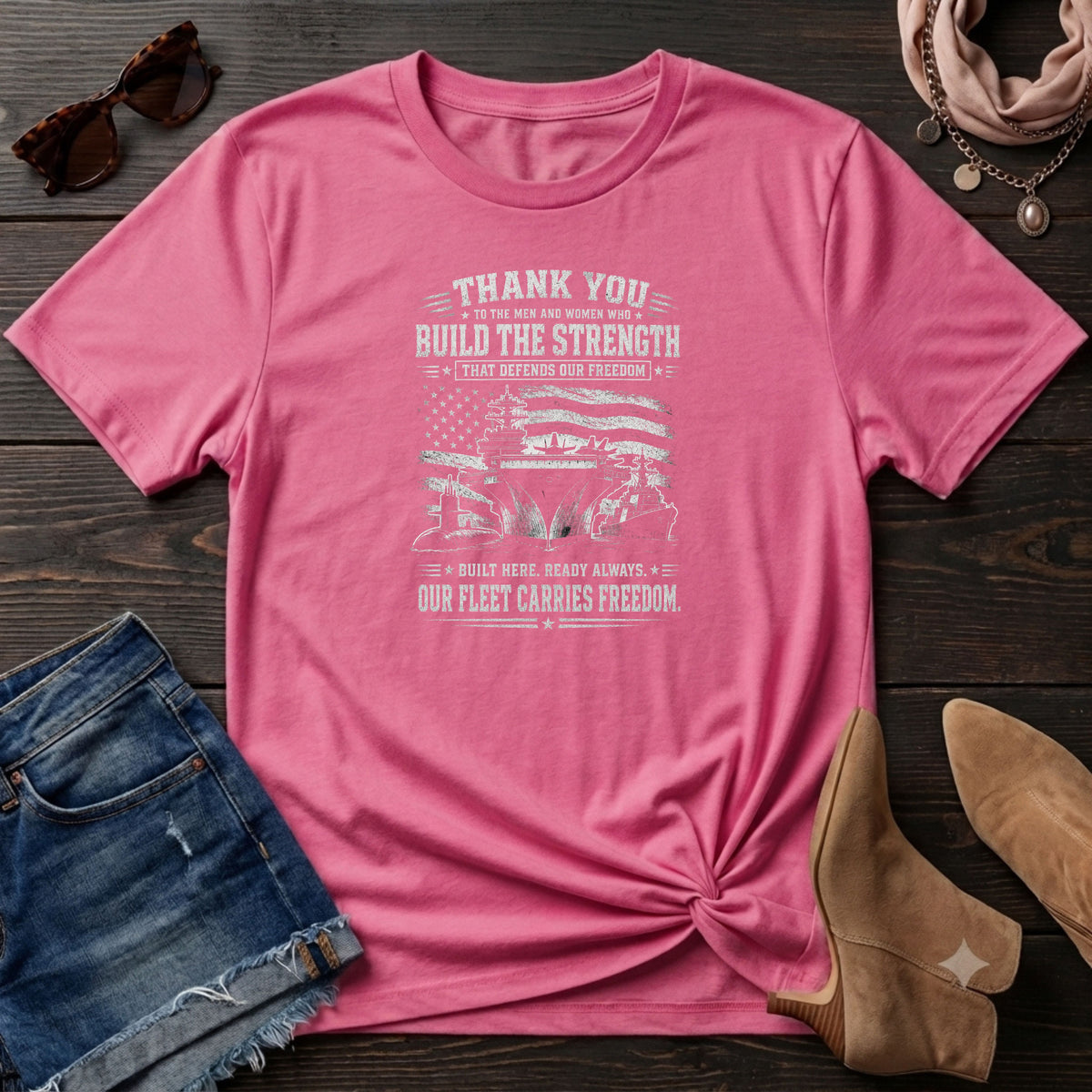 Freedom - Thank you Shipbuilders T-Shirt