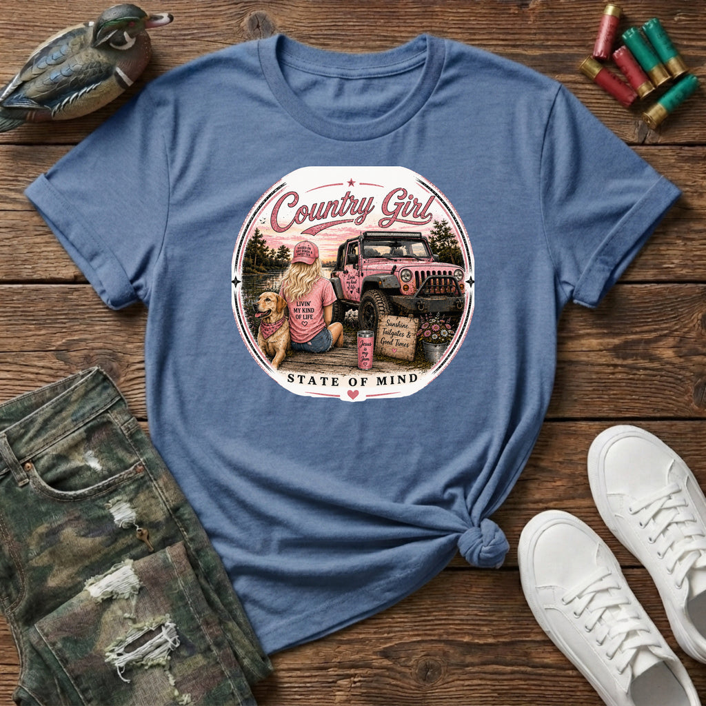 Country Girl Pink -T-Sirt