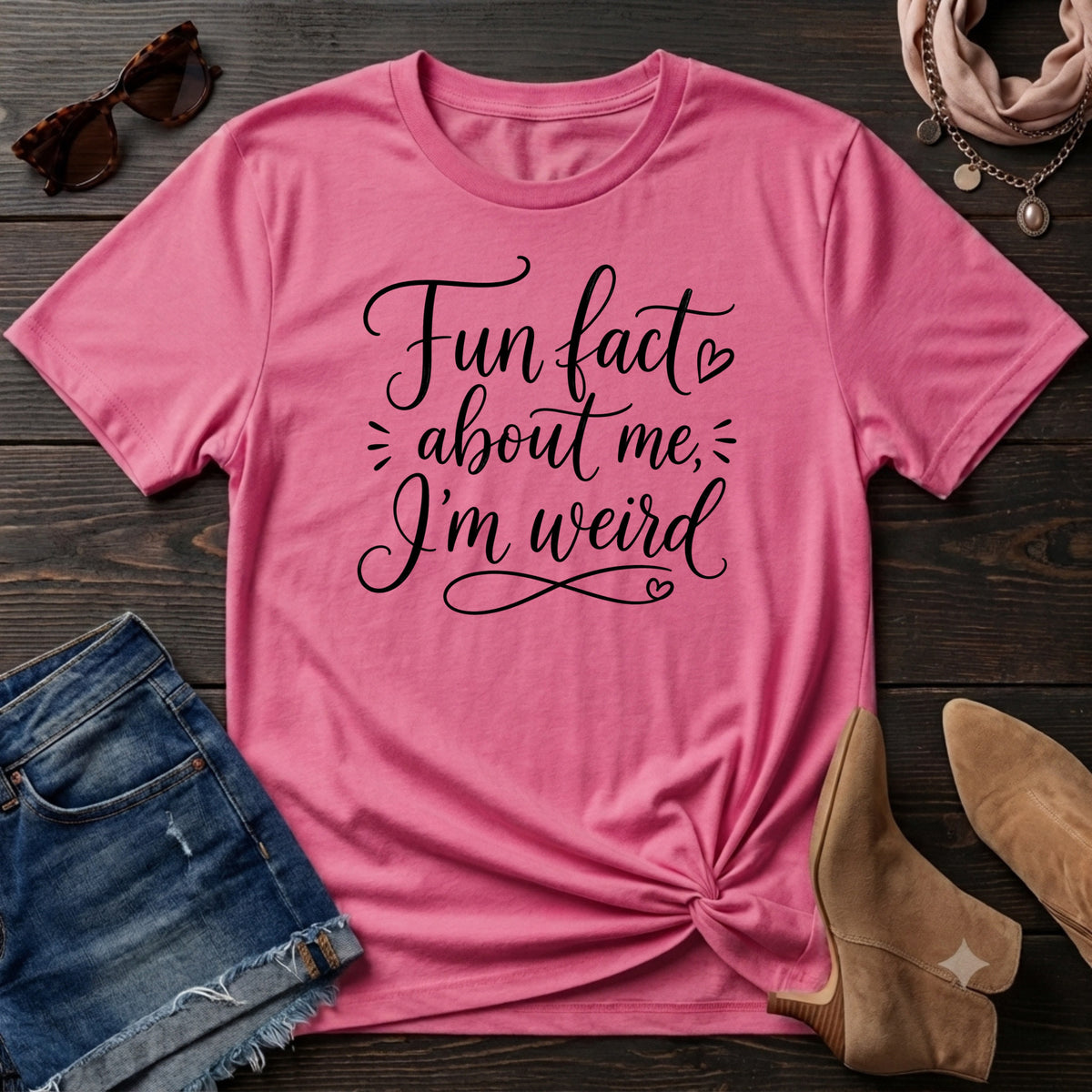 Fun Fact About Me I'm Weird T-Shirt