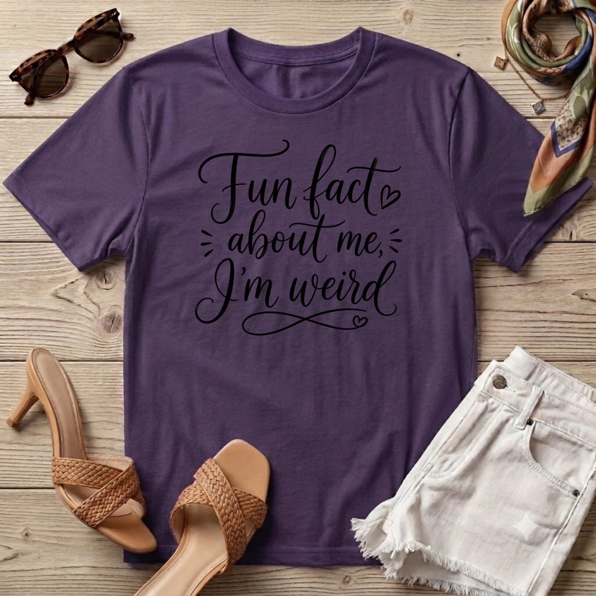 Fun Fact About Me I'm Weird T-Shirt