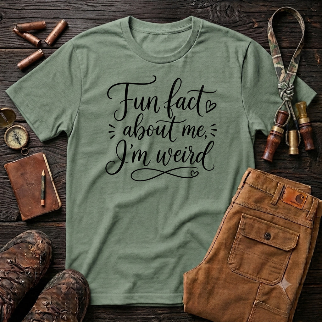Fun Fact About Me I'm Weird T-Shirt