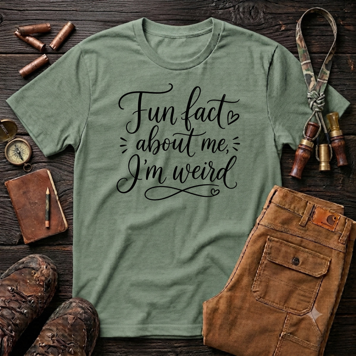 Fun Fact About Me I'm Weird T-Shirt