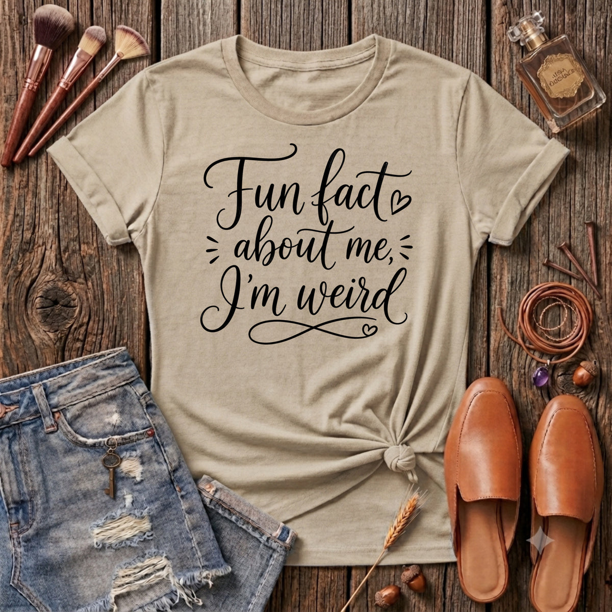 Fun Fact About Me I'm Weird T-Shirt