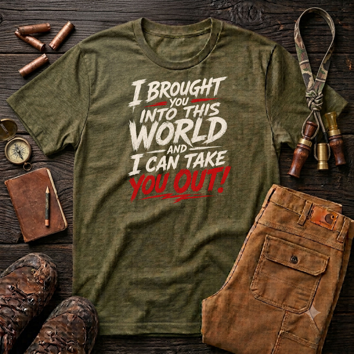 I bought you into this world ... Bold T-Shirt