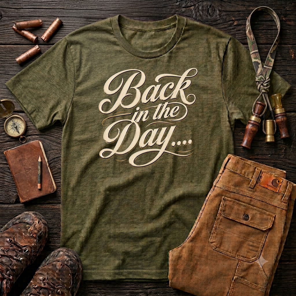 Back in the day script T-Shirt